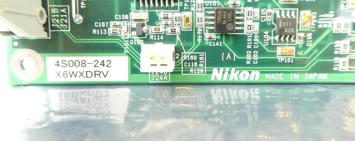 Used Nikon 4S008-242 Driver X6WXDRV PCB NSR Series System Chipped Plastic Working