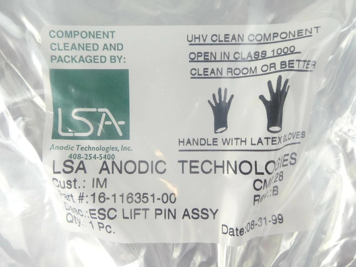 Refurbished Novellus 16-116351-00 Electrostatic Chuck ESC Lift Pin Assembly OEM Refurbished