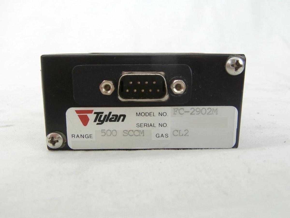 Used Tylan General FC-2902M Mass Flow Controller MFC 2900 Series 500 SCCM Cl2 Used