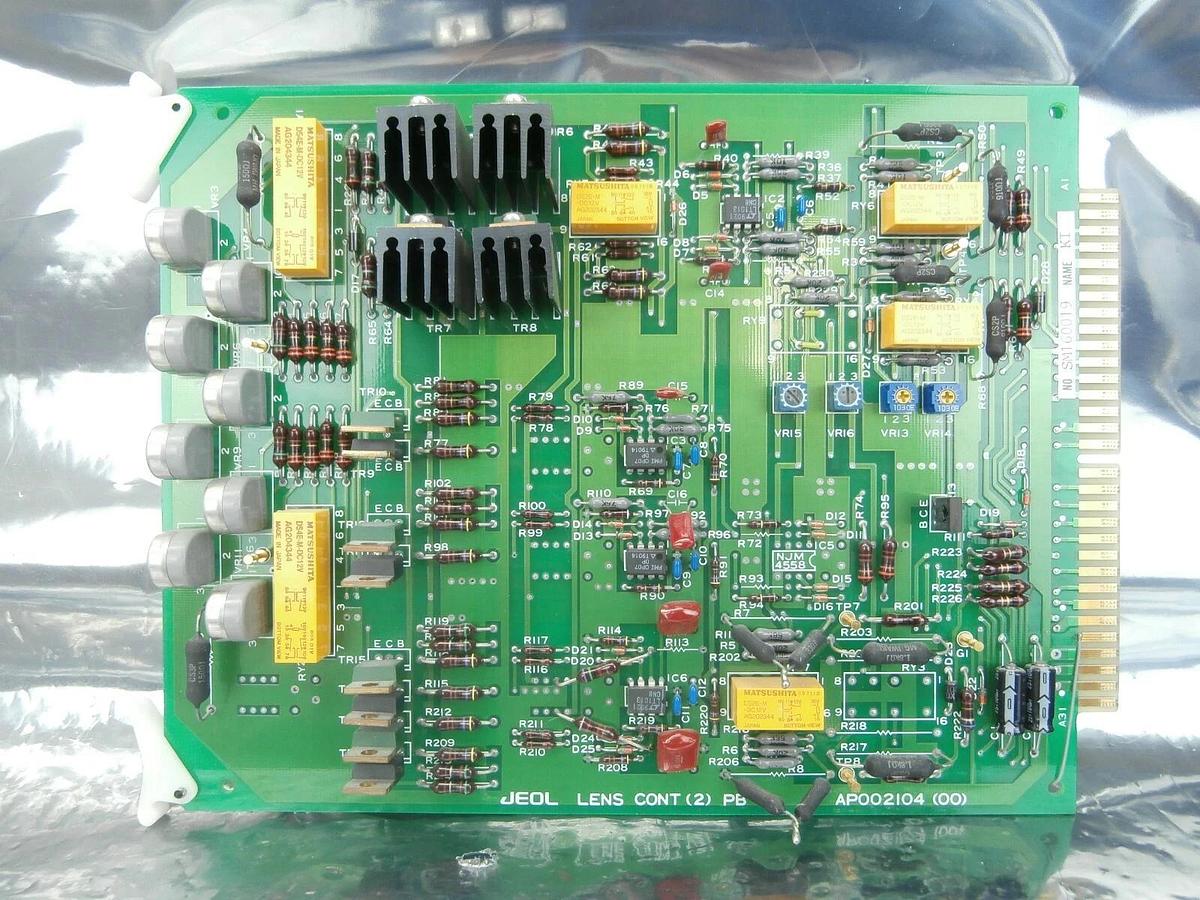 Used JEOL AP002104(00) Processor Board PCB Card LENS CONT(2)PB KI JSM-6400F Used