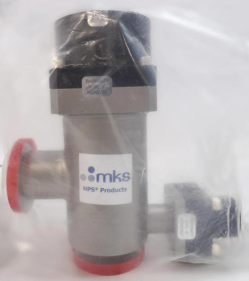 MKS Instruments LPV2-40-AK-225-CNVNH Pneumatic Right Angle Valve Lot of 2 New
