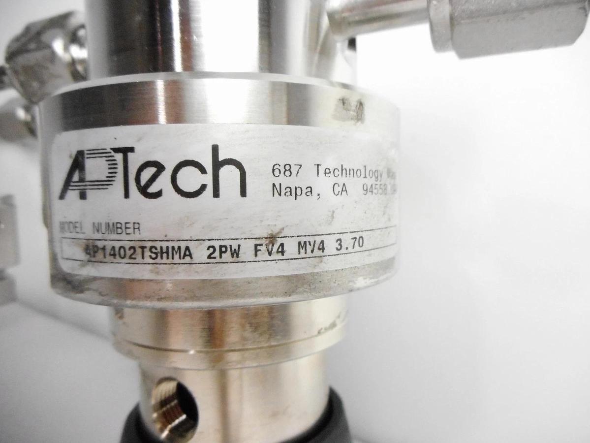 Used AP Tech AP1402TSHMA 2PW FV4 MV4 3.70 Valve Assembly AP3510 AP64S Used Working