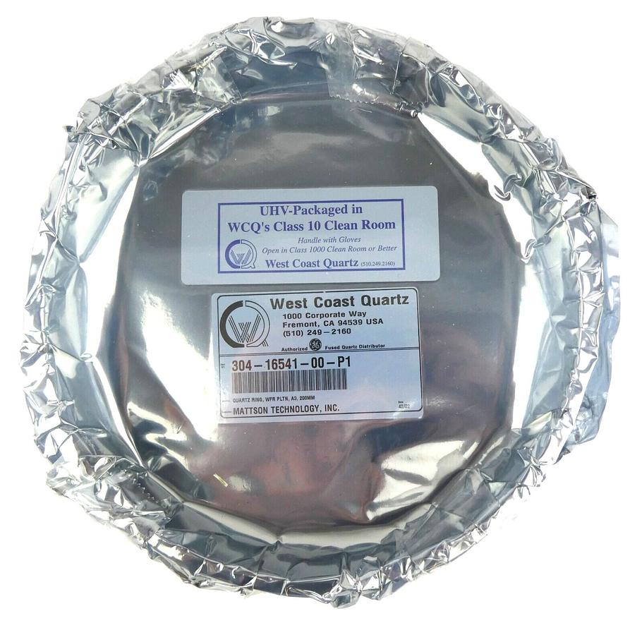 Used West Coast Quartz 304-16541-00-P1 200mm Quartz Focus Ring New Surplus