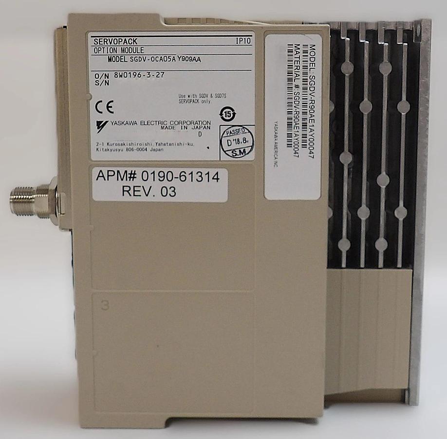 Used Yaskawa Electric SGDV-R90AE1AY896AB Servo Drive SERVOPACK Lot of 4 Working