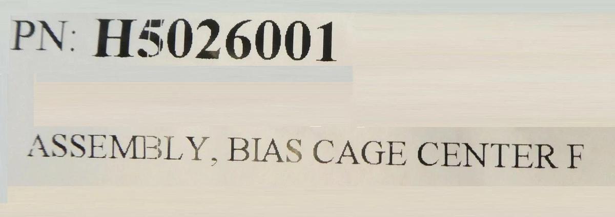 Varian Semiconductor Equipment H5026001 Faraday Bias Cage Assembly VSEA New