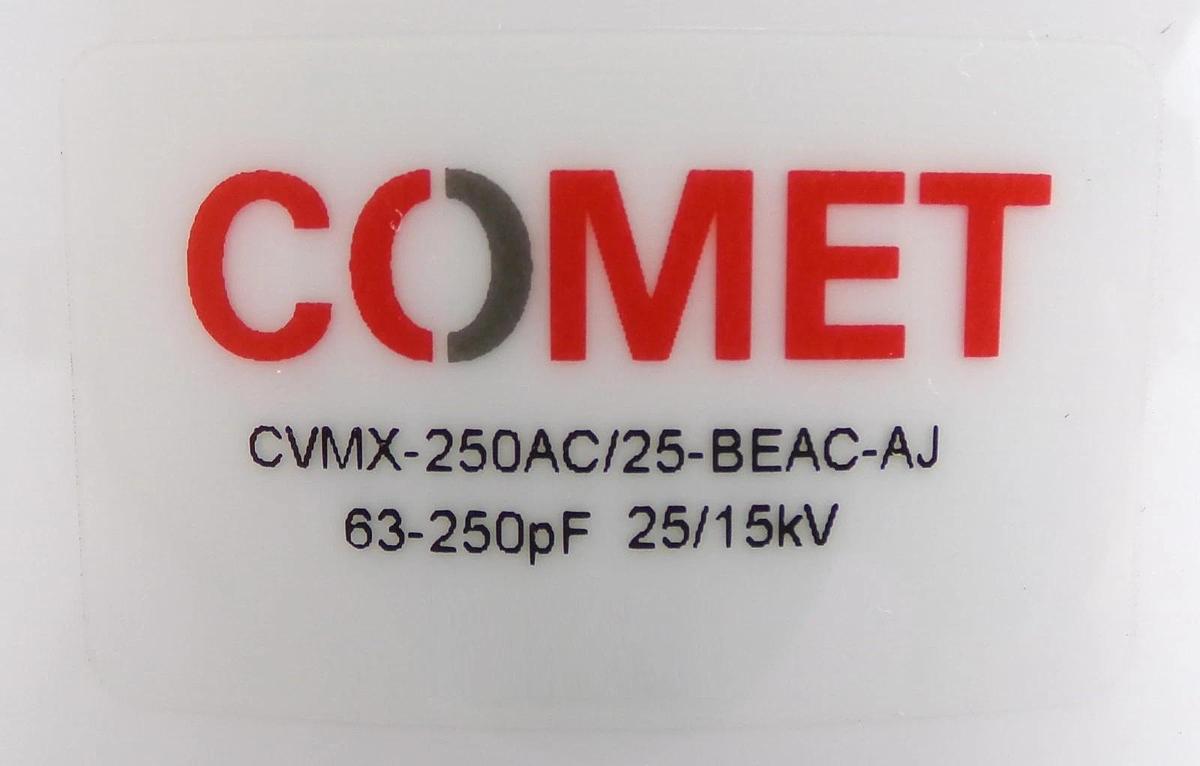 Used Comet CVMX Vacuum Variable Capacitor RF CVMX-500AC CVMX-250AC Lot of 2 Working