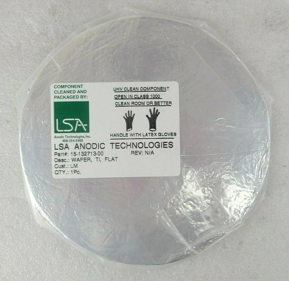 Refurbished Novellus 15-132713-00 200mm Titanium Ti PEC Wafer Notch Lot of 12 Refurbished