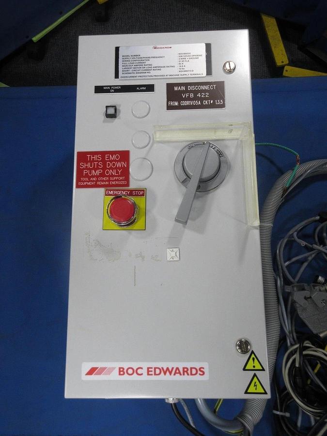 Used Edwards NGV466000 Power Distribution Box w/ Cables NGV466010-D Used Working