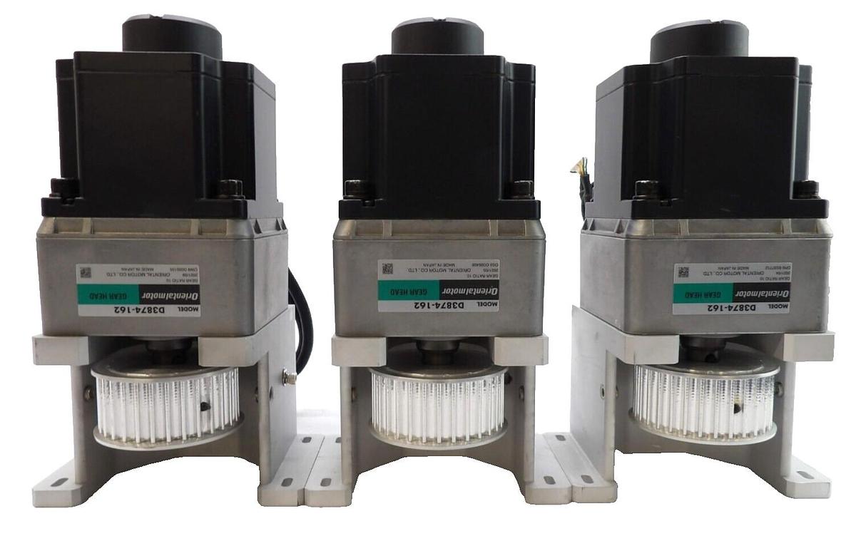 Used Oriental Motor BXM6400-GFS-K6 DC Motor W/Gear Head D3874-162 Lot of 3 Working