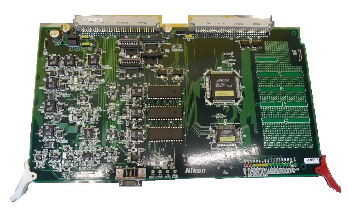 Used Nikon Precision 4S018-163 Processor PCB Card SHRINC-CTRL NSR Series Working