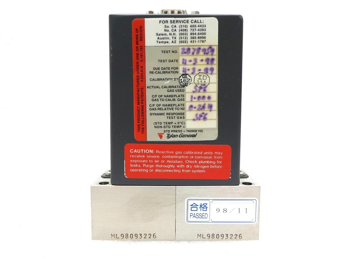 Used Tylan FC-2979MEP5 MFC Mass Flow Controller 200 SCCM SF6 TEL Unity II Used