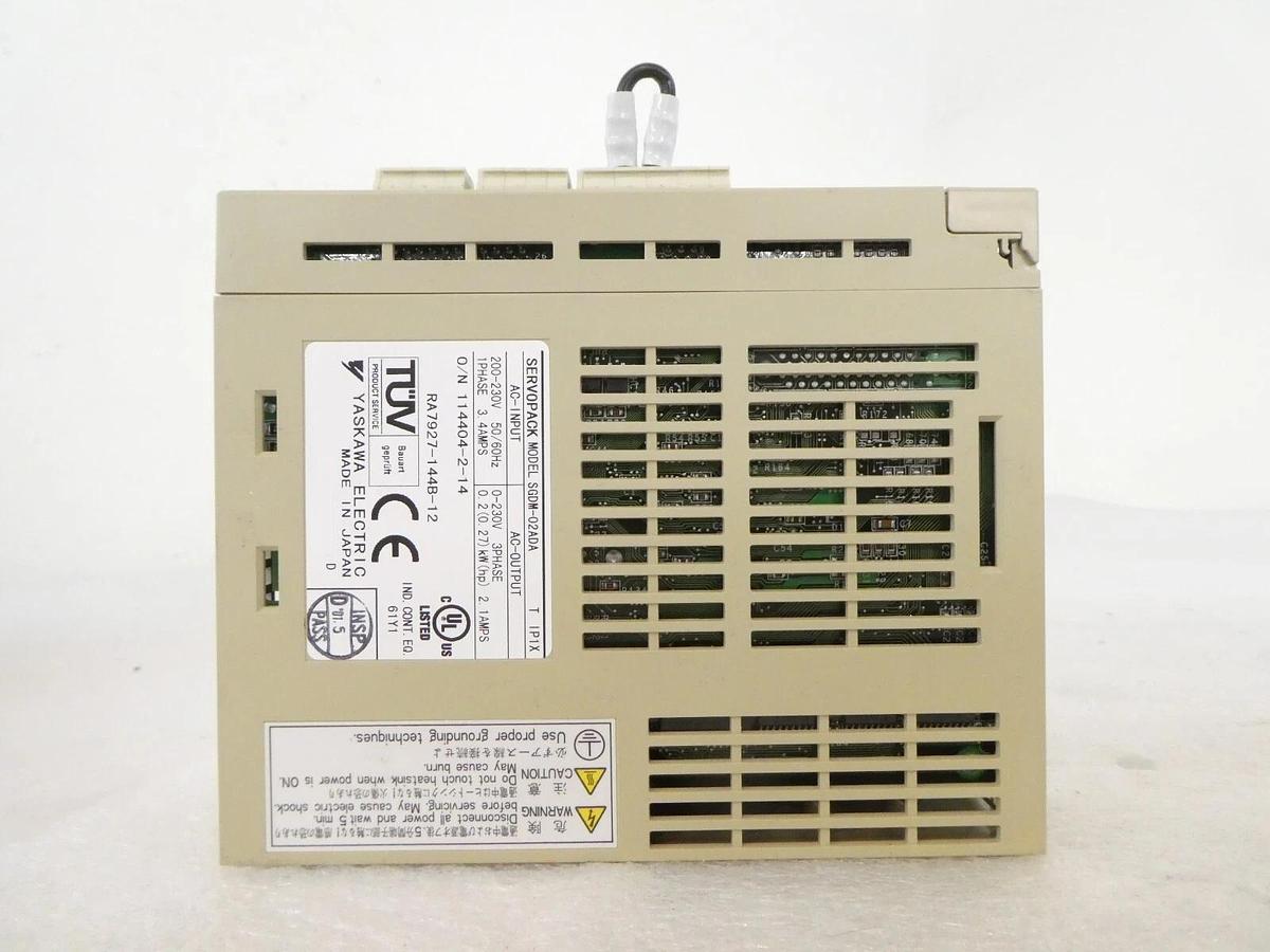 Used Yaskawa Electric SGDM-02ADA 200V Servo Drive SERVOPACK Lot of 4 Working Spare