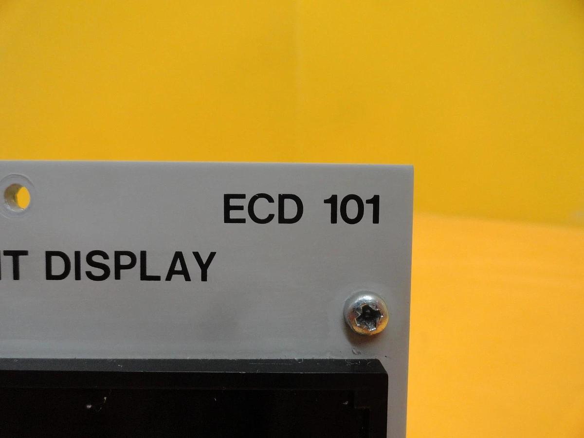 Used Balzers BG D22 500 Current Display Module ECD 101 ECD101 Used Working