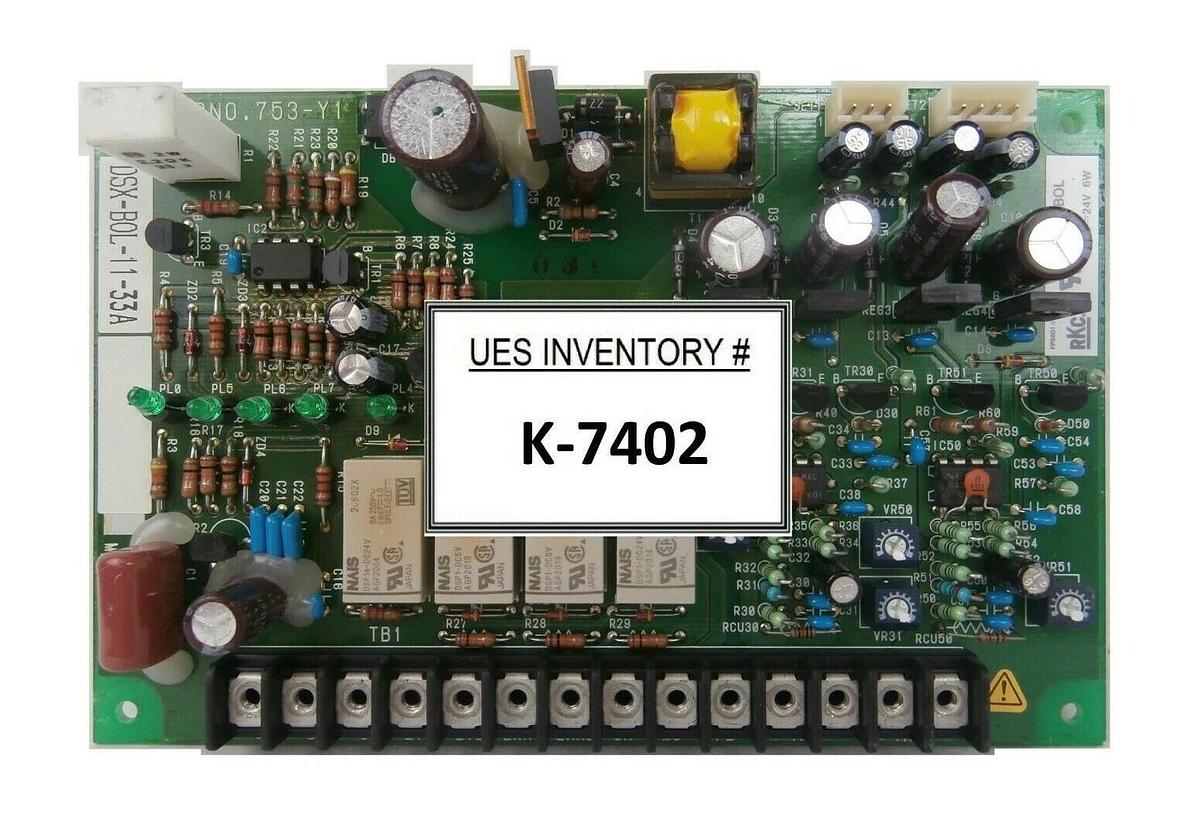 Used RKC Instrument DSX-BOL-11-33A Temperature Controller PCB DSX-BOL No Screws