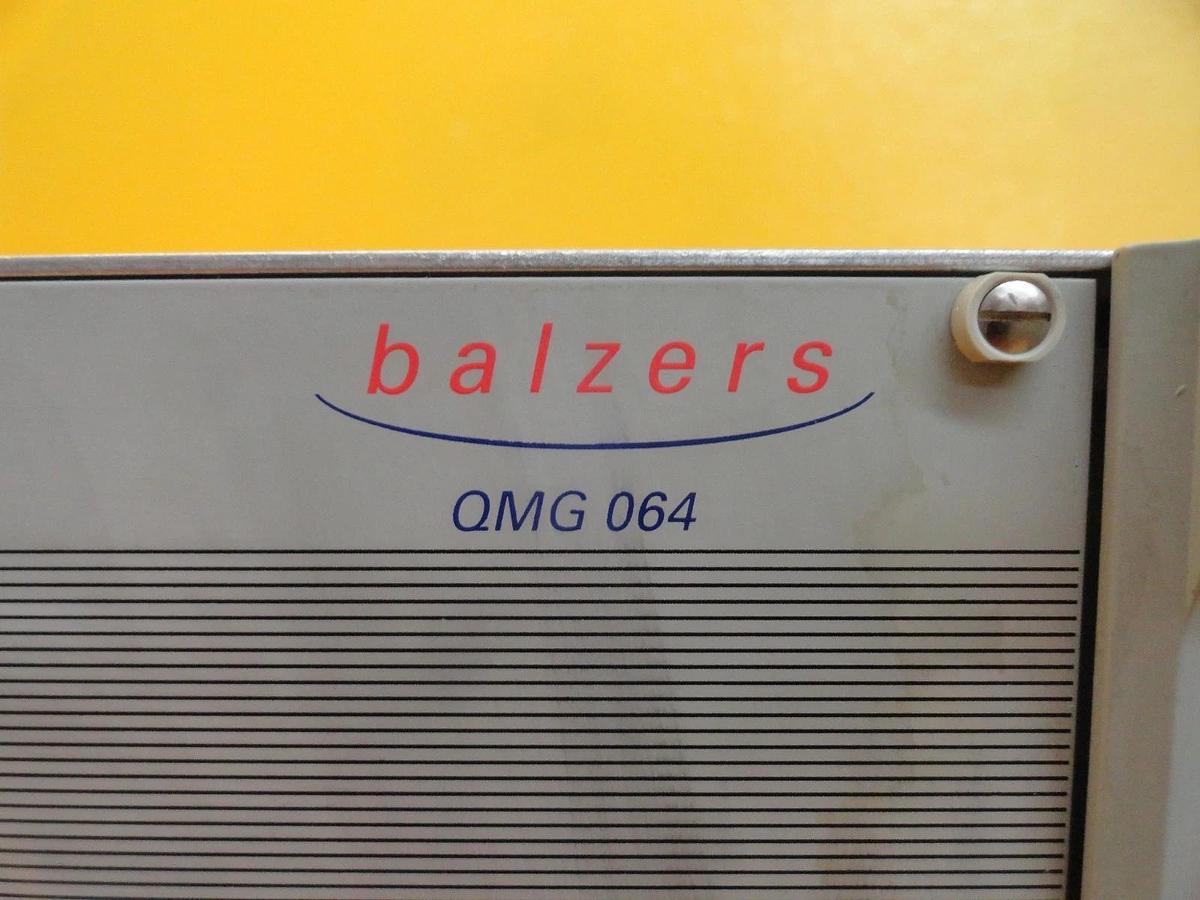 Used Balzers BG D21 260 Partial Pressure Gauge Module QMG 064 QMS064 Used Working