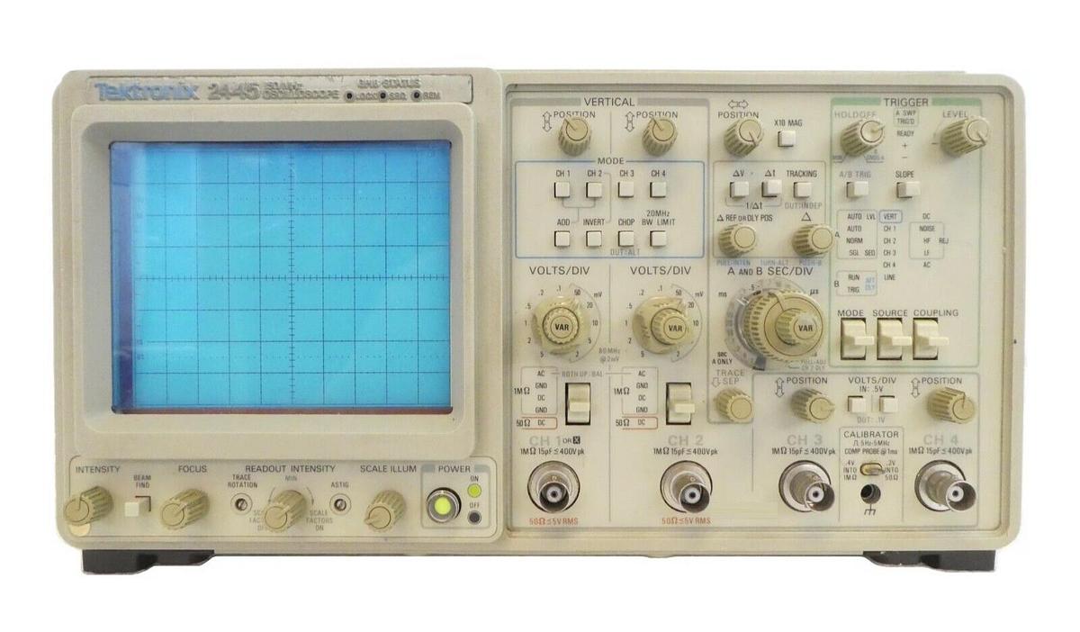 Used Tektronix 2445 4-Channel 150mhz Portable Analog Oscilloscope Untested Surplus