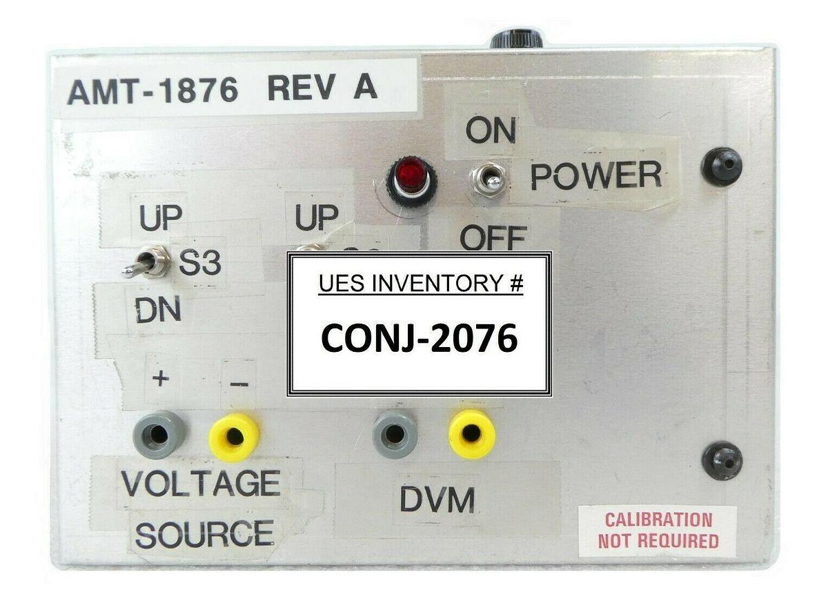Used Varian Ion Implant Systems AMT-1876 Voltage Source/DVM Remote Control Working