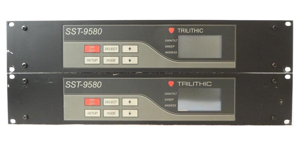 Used Trilithic SST-9580 Return Path Analyzer Reseller Lot of 2 Untested Surplus