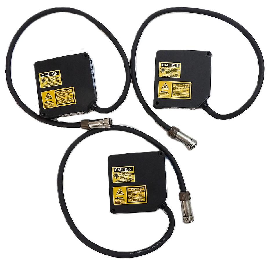 Used Sick 005-350W100 Displacement Measurement Sensor Lot of 3 Working