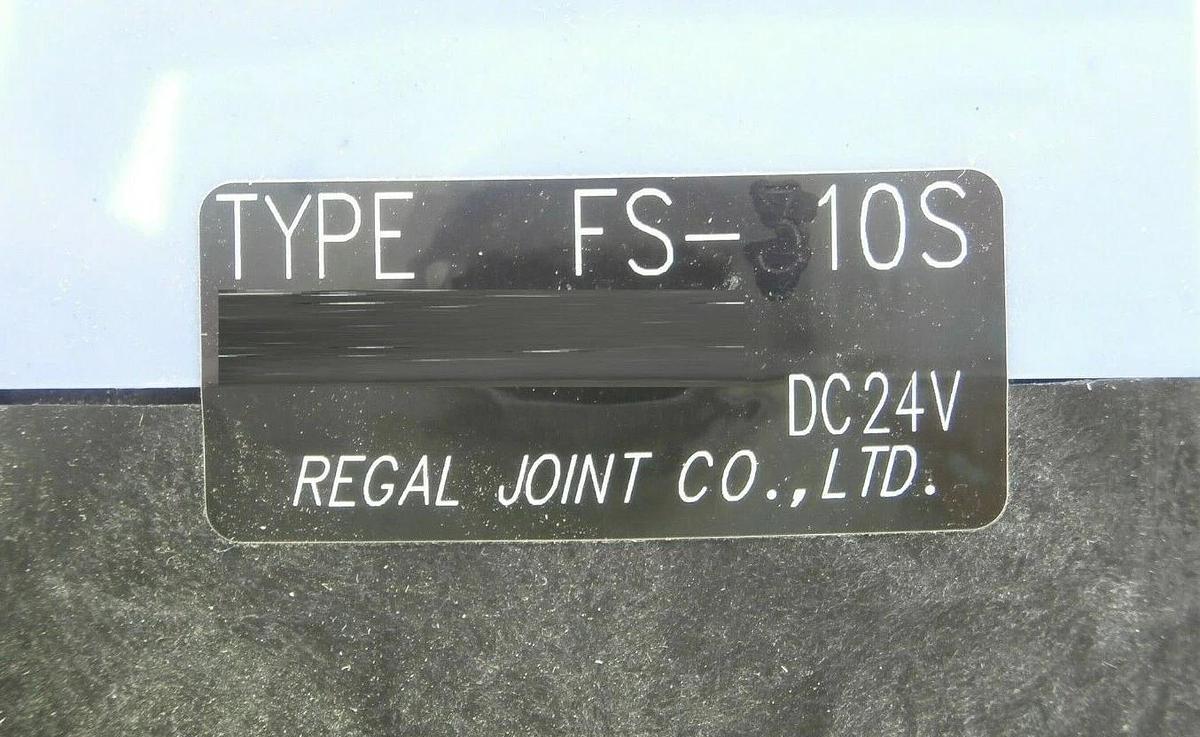Used Regal Joint FS-10S 4-Port Flow Sensor Manifold FS-10 Hitachi M-712E Working