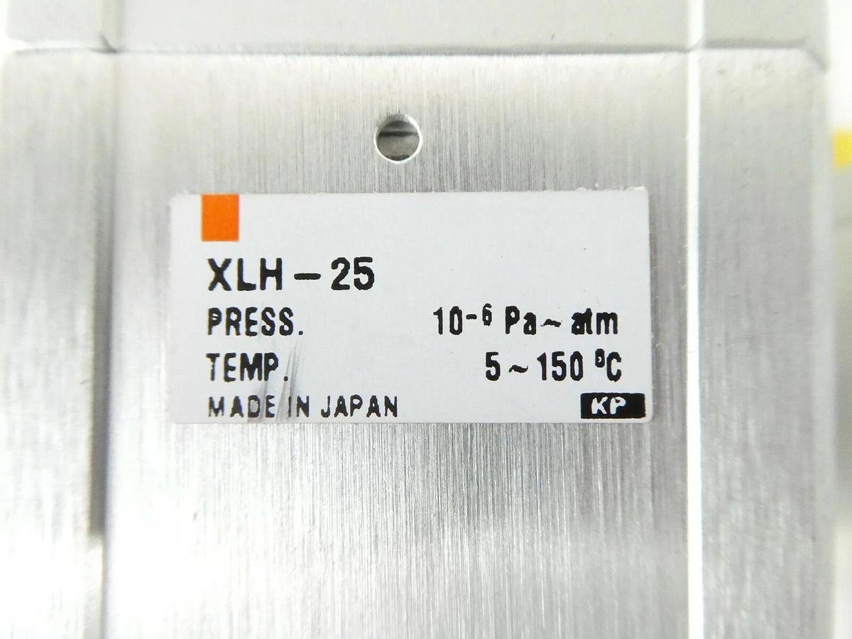 Used SMC XLH-25 High Vacuum Angle Valve Lot of 2 TEL Tokyo Electron Trias Working