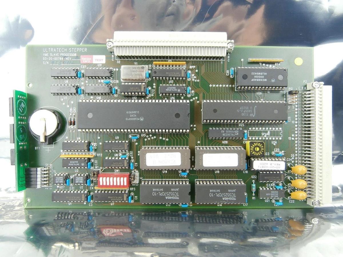 Used Ultratech Stepper 03-20-00784-01 VME Slave Processor Board PCB VTXMON Titan Used