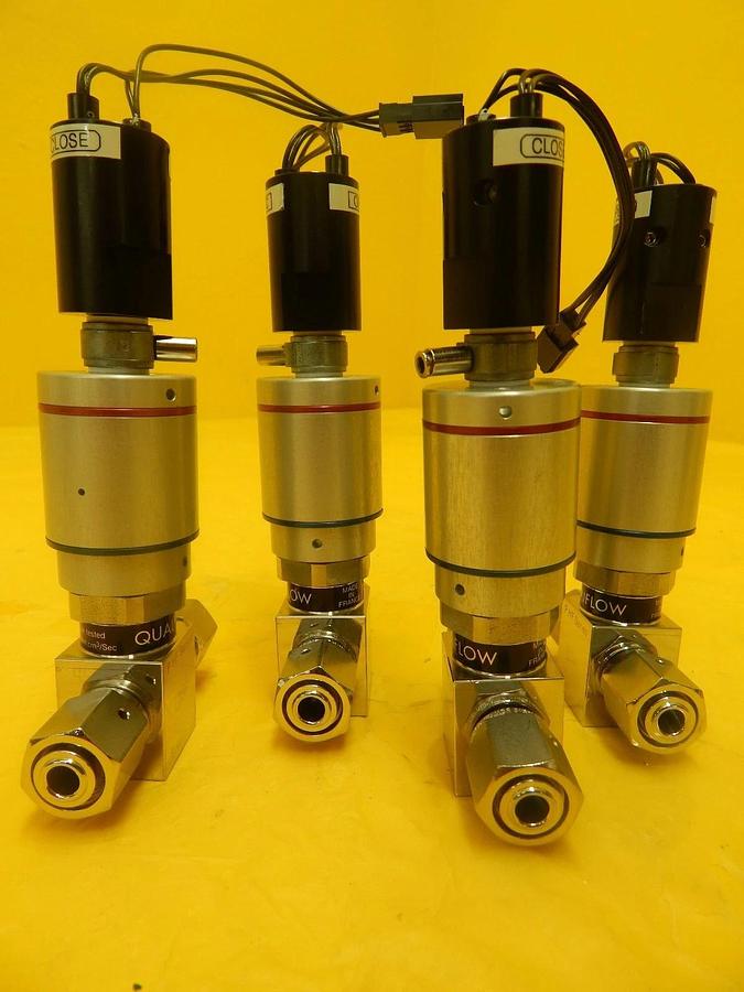 Used Qualiflow 03M04 F HF Series On Off Valve Lot of 4 ASM Epsilon 3000 Used Working