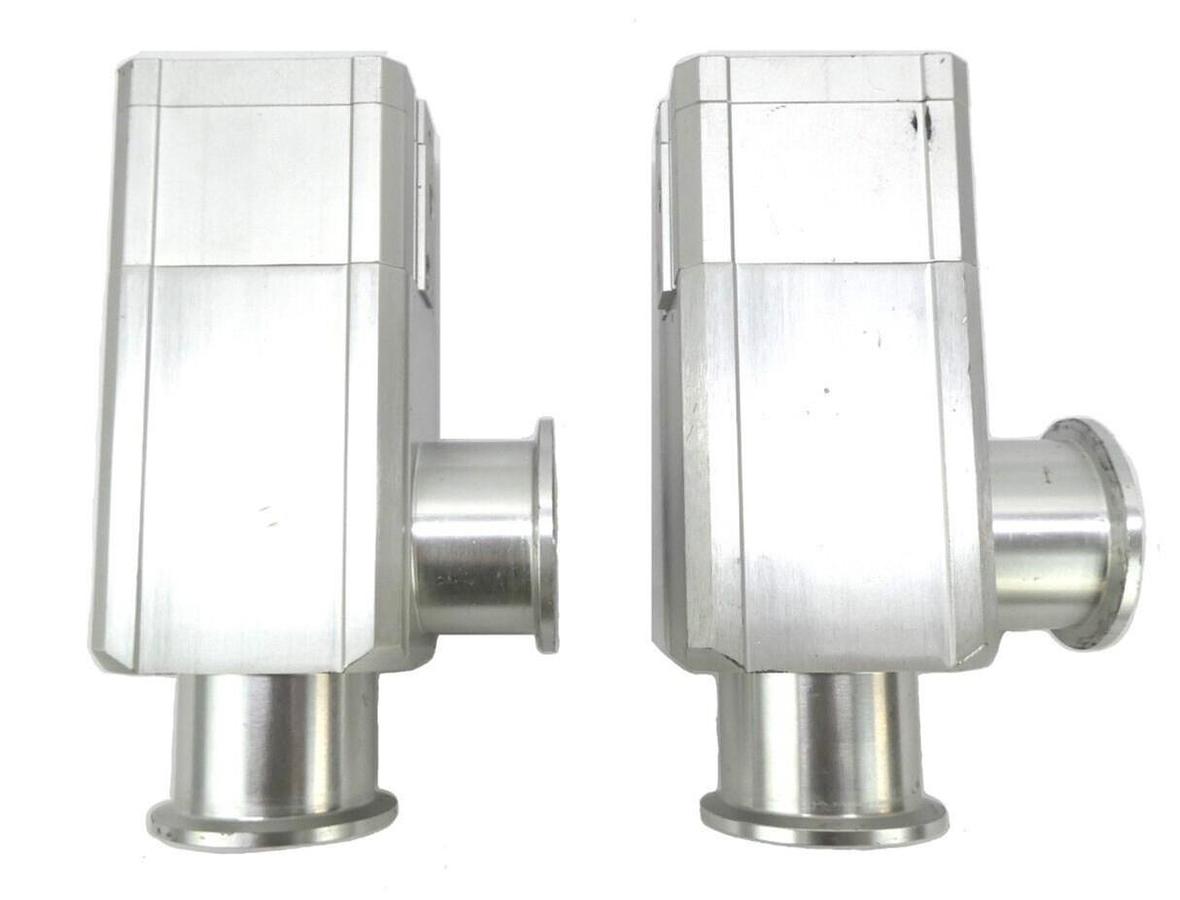 Used SMC XLD-40 Vacuum Angle Isolation Valve Reseller Lot of 2 Working Surplus