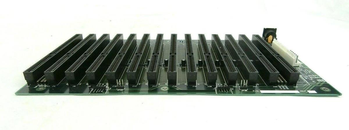 Used Plasma-Therm 98209140 ISA 14 Slot Backplane Board PCB Clusterlock 7000 Spare