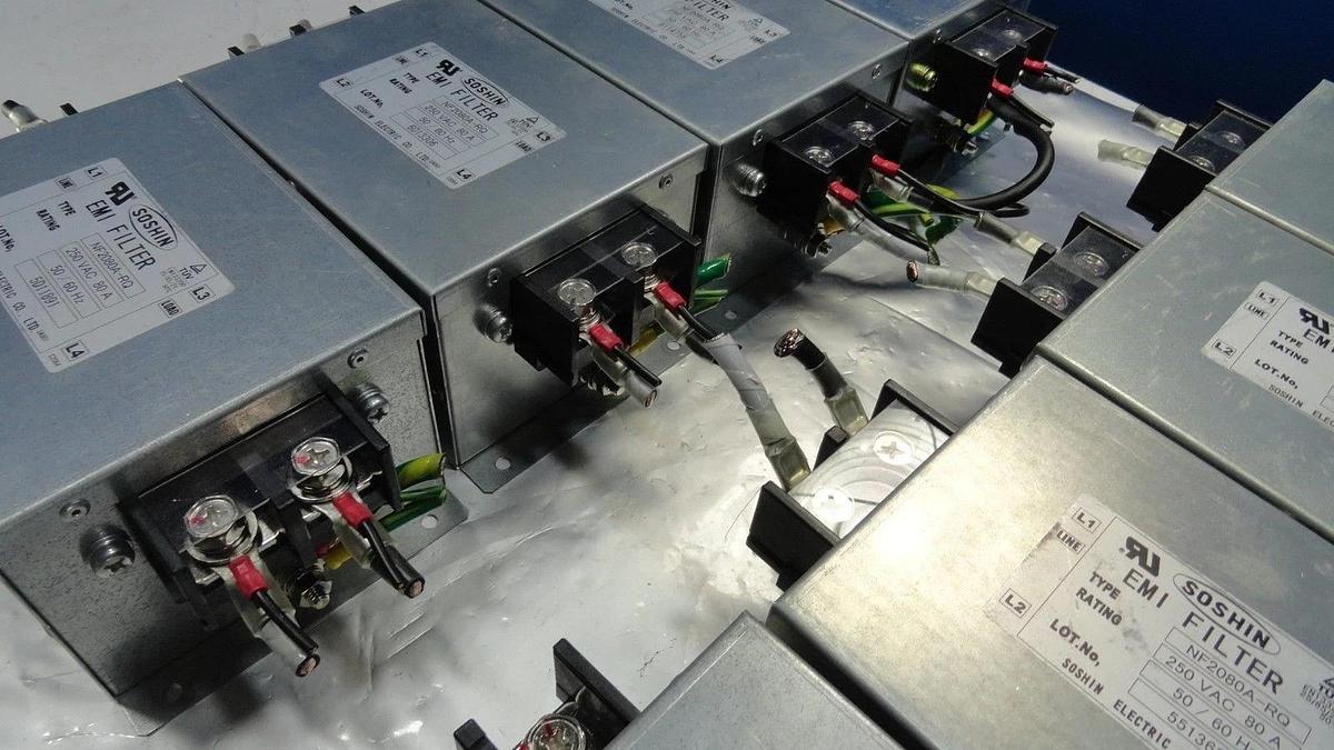 Used Soshin Electric NF2080A-RQ EMI Filter Reseller Lot of 14 Used Working