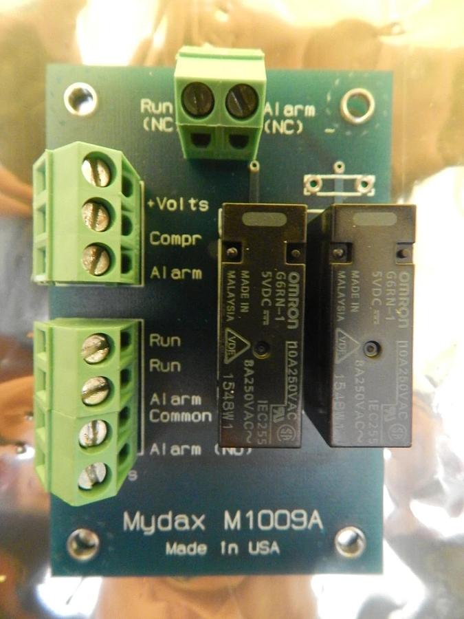 Used Mydax M1009A Dual Relay Interface Board PCB Chiller 1VL5WA1 Used Working