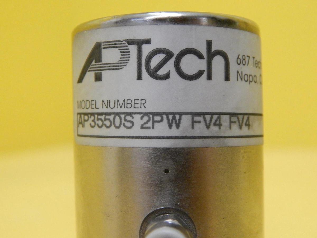 Used APTech AP3550S 2PW FV4 FV4 Springless Diaphragm Valve Lot of 2 Used Working