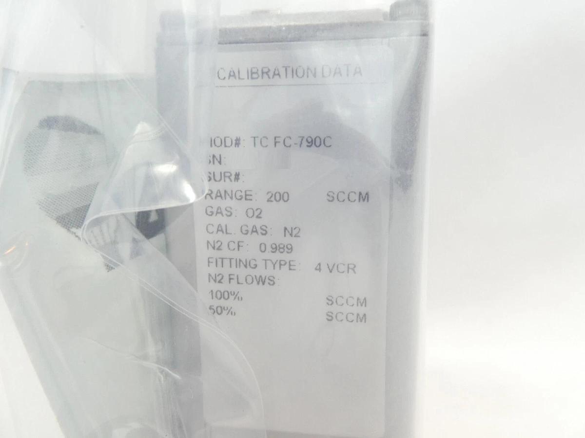 Aera TC FC-790C Mass Flow Controller FC-790C 200 SCCM O2 Lam 797-008514-504 New