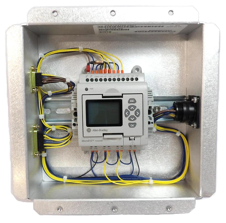 Used Allen Bradley 2080-LC-12QWB Pump Interface Controller Micro810 New Surplus