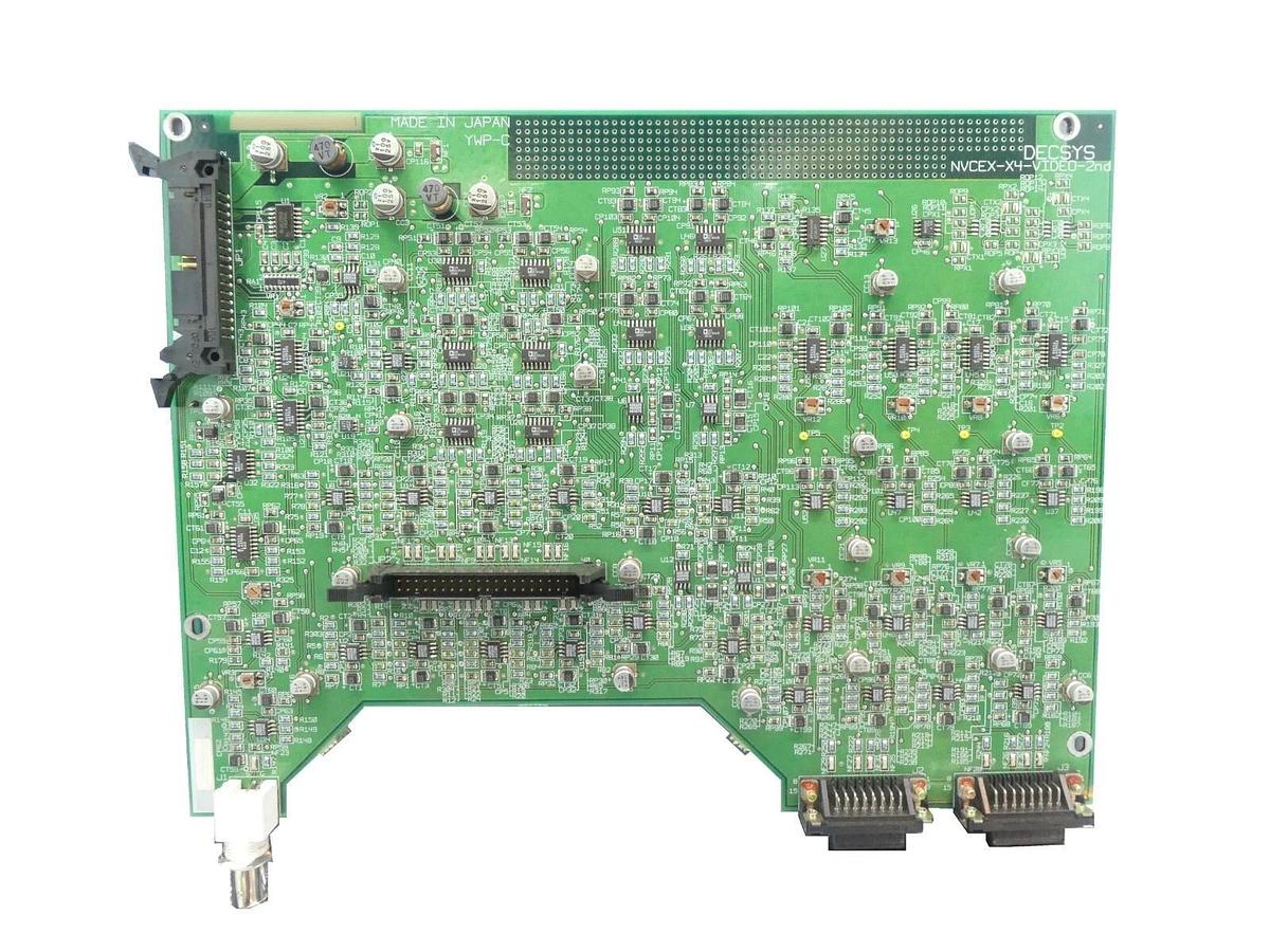 Used DECSYS NVCEX-X4-VIDEO-2nd Camera Control PCB Nikon NSR Series Working Surplus