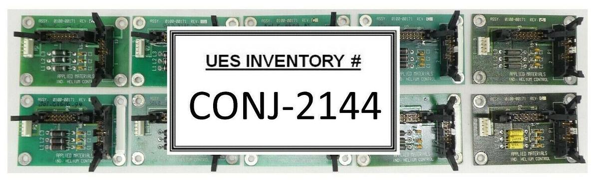 Used AMAT Applied Materials 0100-00171 Independent Helium Control PCB Lot of 10 Spare