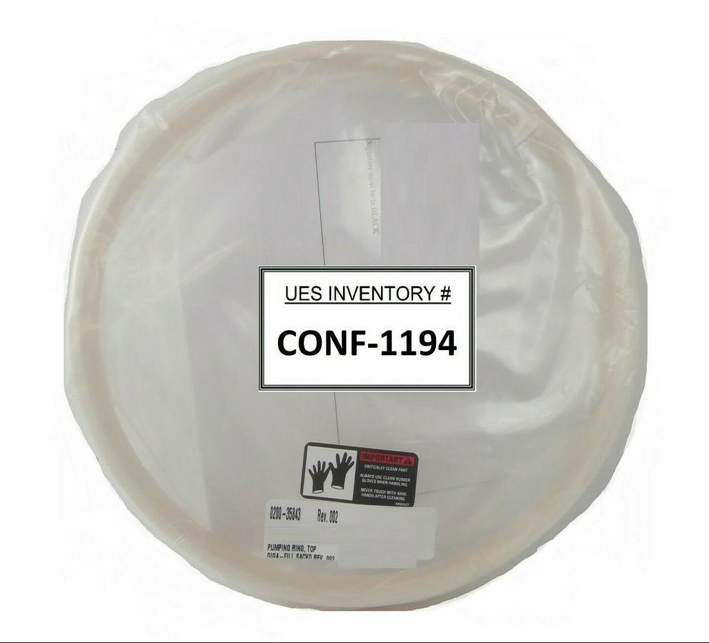 Refurbished AMAT Applied Materials 0200-35843 SAC Ceramic Top Pumping Ring Refurbished