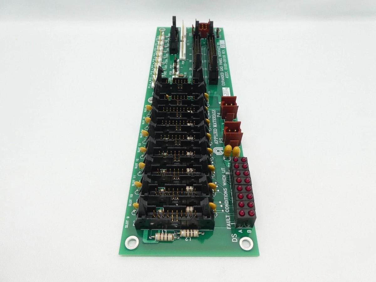 Used AMAT Applied Materials 0100-09106 Expanded Gas Panel Interface PCB Working