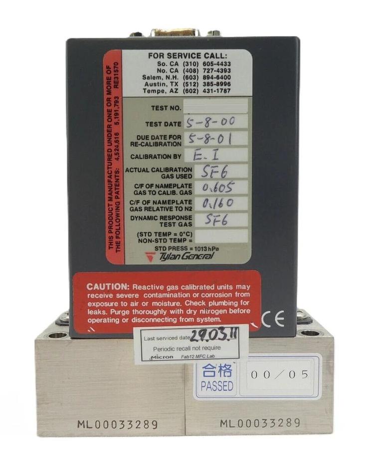 Refurbished Tylan FC-2979MEP5 Mass Flow Controller MFC 2979 Series Lot of 3 OEM Refurbished