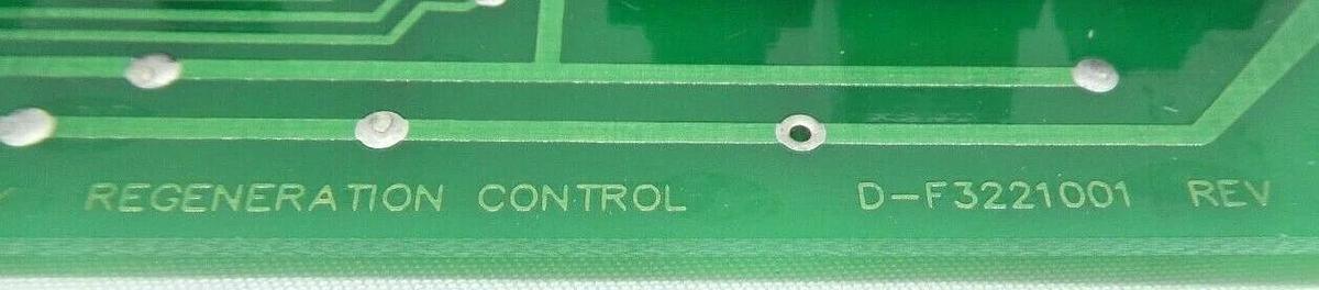 Used Varian Semiconductor VSEA D-F3221001 Regeneration Control PCB Card Rev. G Spare