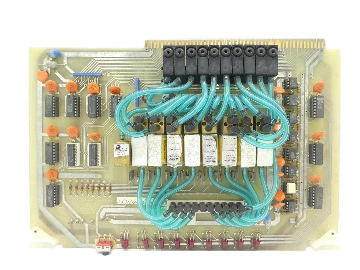 Used Varian Semiconductor VSEA D-F3164001 Electro Pneumatic Interface PCB Card Rev. C