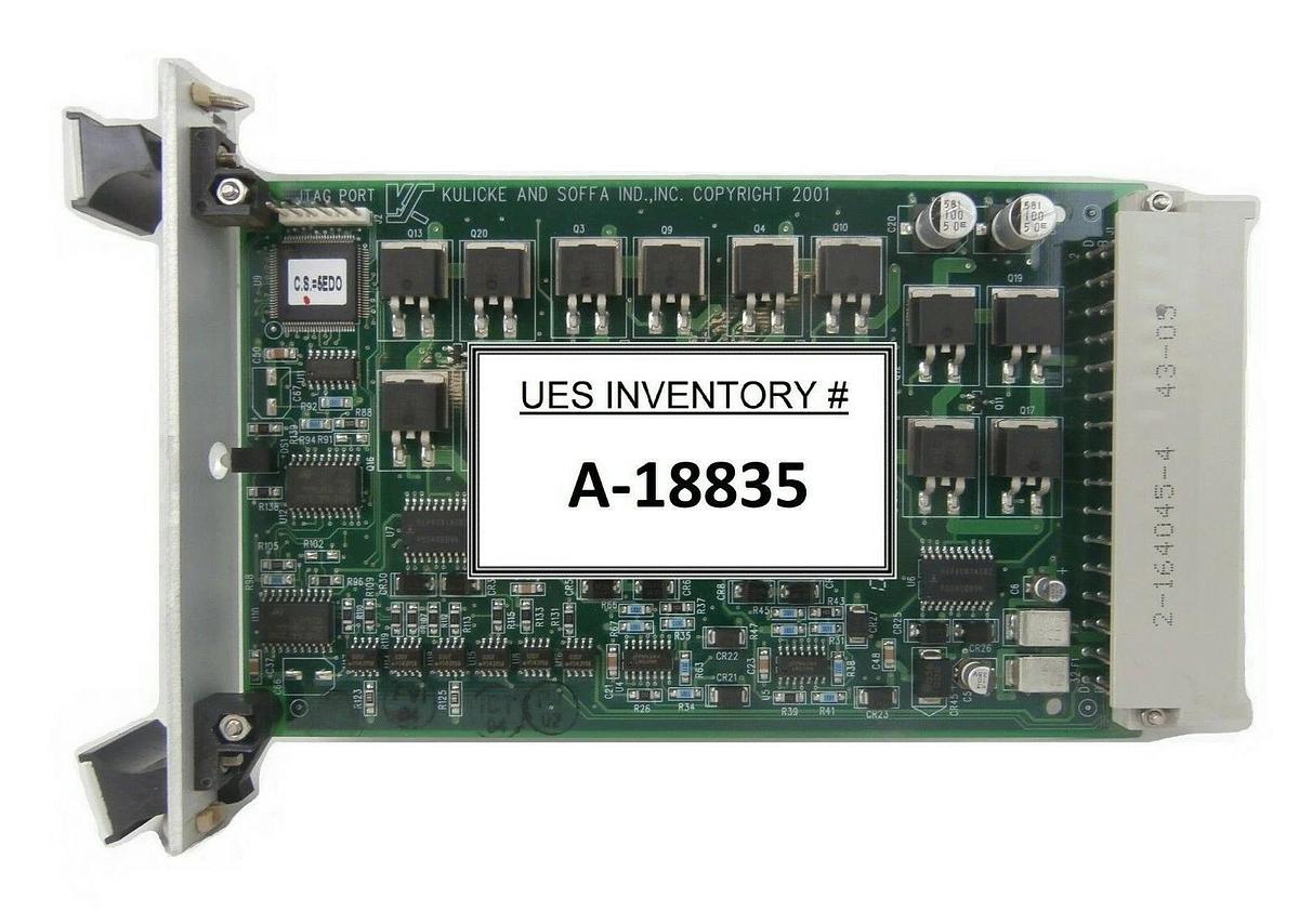 Used Kulicke & Soffa N08001-4200-000-06 Dual HS 2A/.8A PCB Card 8001-4200 Working