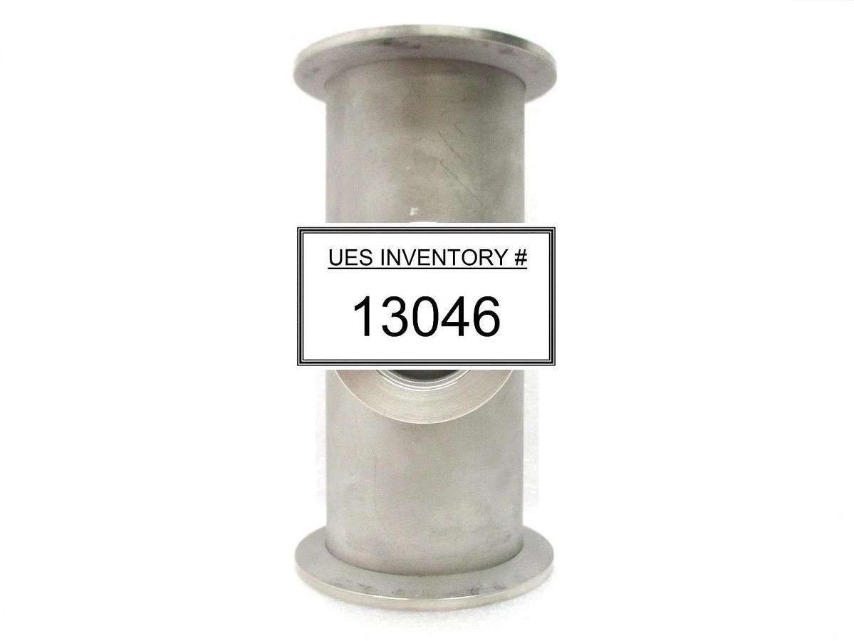 Used Edwards C10517431 Straight Nipple Vacuum Tee Flange NW50 NW25 Working Spare
