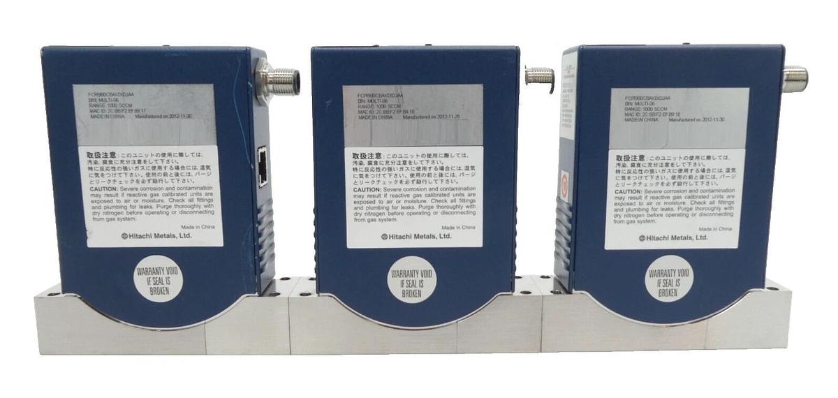 Used Aera PI-98 Series Mass Flow Controller MFC H2 Reseller Lot of 11 Working Surplus
