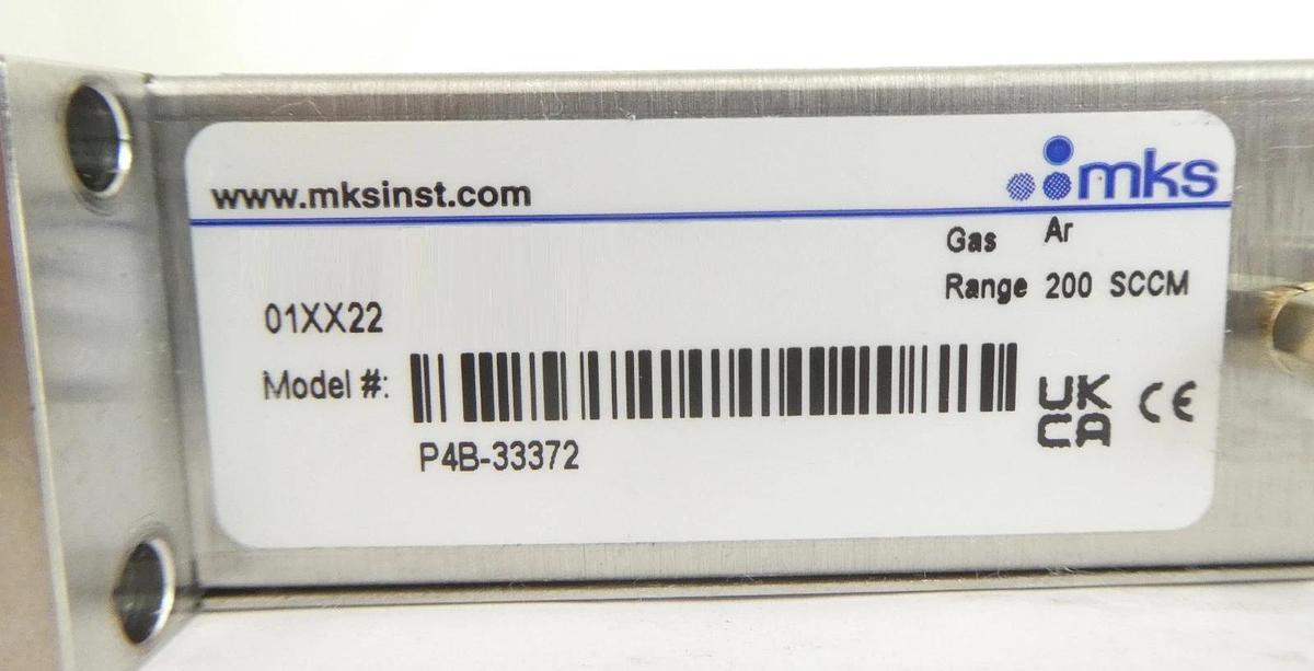 Used MKS Instruments P4B-33372 Mass Flow Controller MFC Reseller Lot of 2 Working