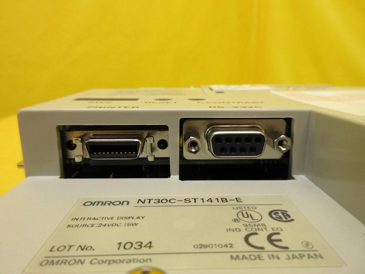 Used Omron NT30C-ST141B-E Interactive Display Used Working