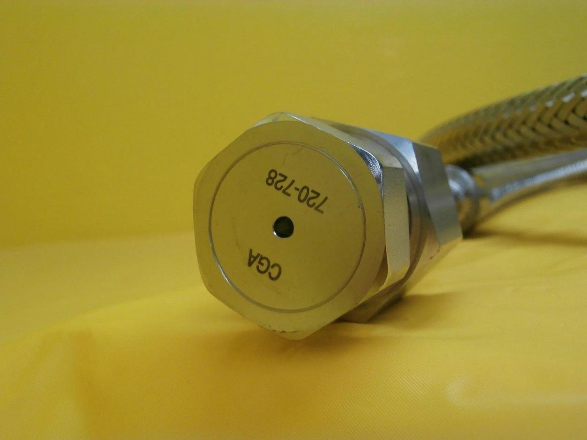 Refurbished Air Products 2262071 Stainless Steel Flex Hose Pig Tail Spool 108" Refurbished