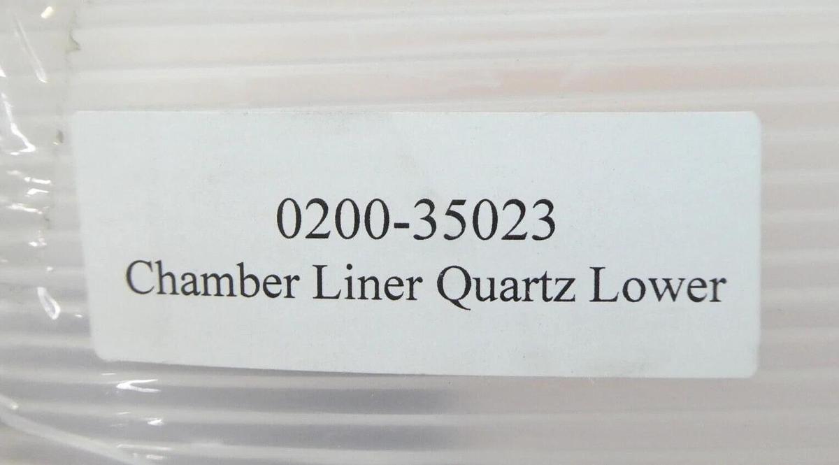 AMAT Applied Materials 0200-35023 Quartz Lower Chamber Liner New Surplus