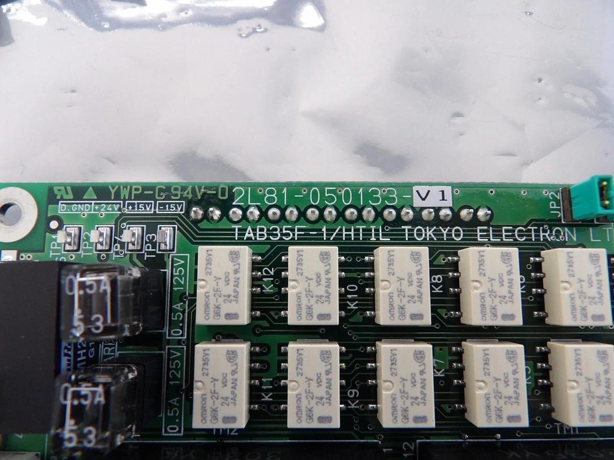 Used TEL Tokyo Electron 2L81-050133-V1 Timer PCB TAB35F-1/HTIL Lot of 5 Working