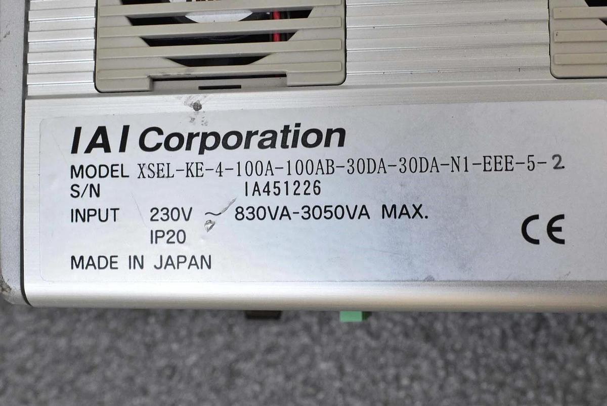 Used IAI XSEL-KE-4-100A-100AB-30DA-30DA-N1-EEE-5-2 Controller